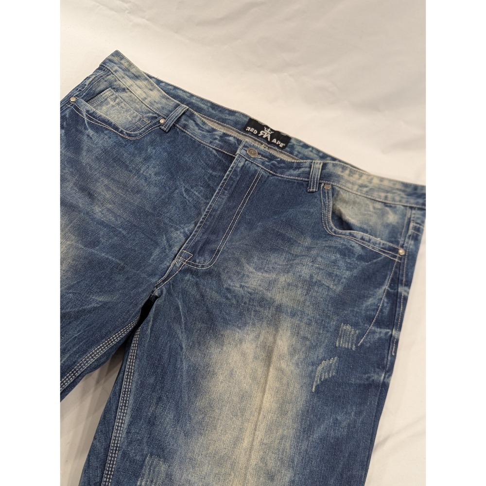 red ape jeans sz 48/32 Faded‎ embroidered jeans hiphop y2k 2000s baggy